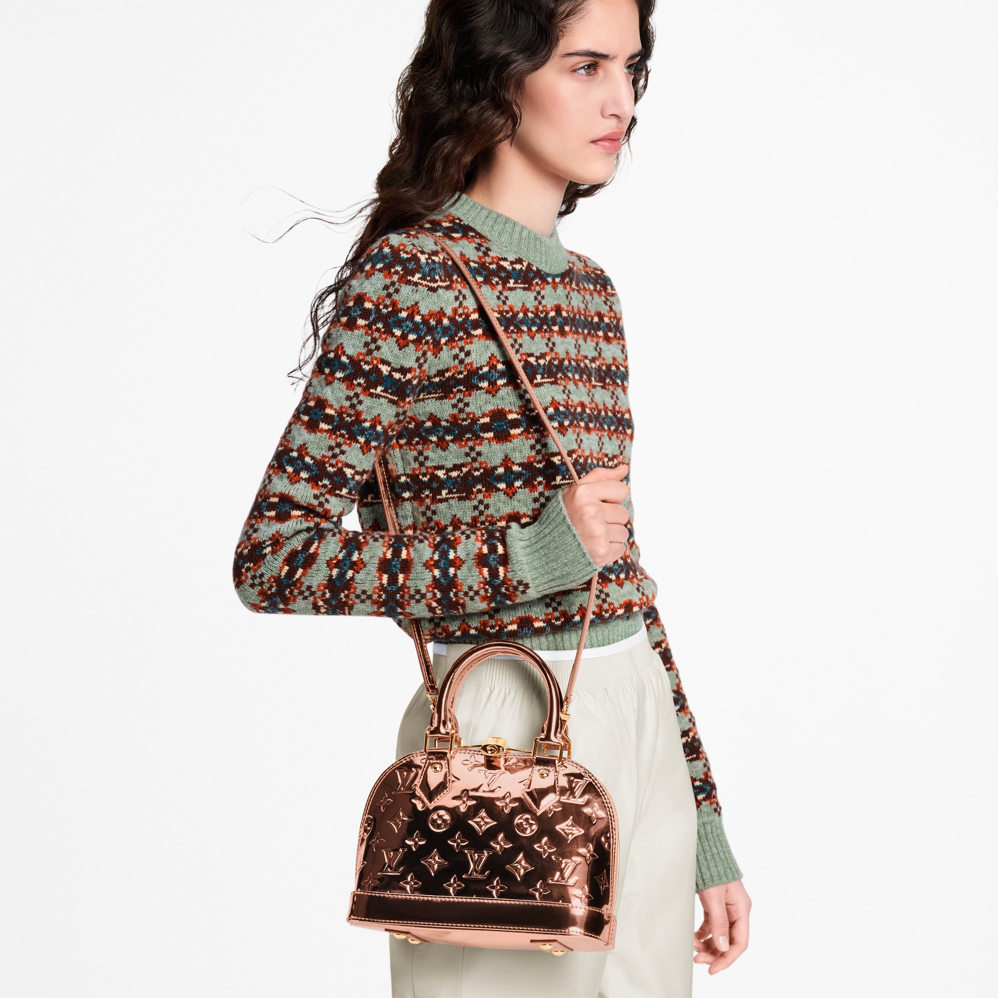Louis Vuitton ✨アルマ　ゴールドスノードーム ✨キラキラ Alma BB Other Monogram Canvas - Bags and Small Leather Goods